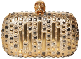 Alexander-McQueen-Laminated-Leather-Studs-Skull-Box-Clutch-1