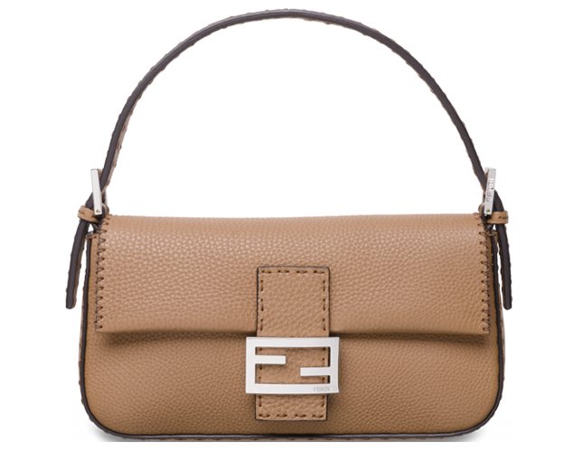 Fendi-Grained-Leather-Baguette-Bag-1