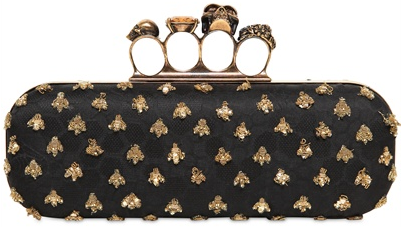 Alexander-McQueen-Bees-Embroidery-Satin-Knucklebox-Clutch-1