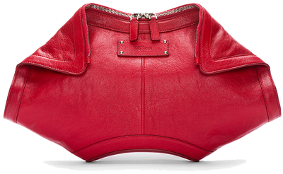 Alexander-McQueen-Red-Leather-De-Manta-Clutch-15-05-2013-1