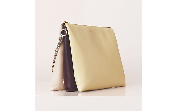 Celine-Soft-Trio-Zipped-bag-in-Lambskin-Vanilla-1