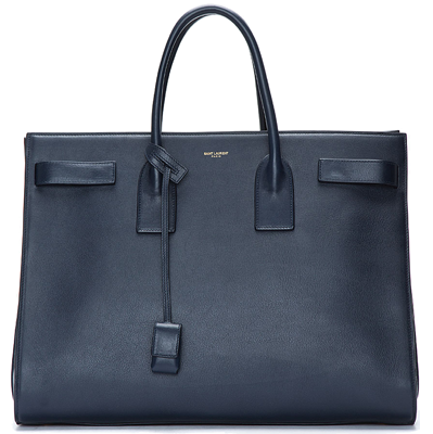 Saint-Laurent-Navy-blue-leather-Bo-Sac-de-Jour-Box-tote-1