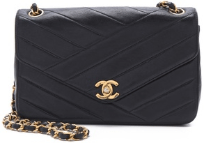 WGACA-vintage-Vintage-Chanel-Diagonal-Bag-1