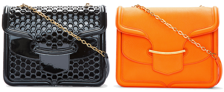 Alexander-McQueen-Orange-Heroine-Chain-shoulder bag-melted-1