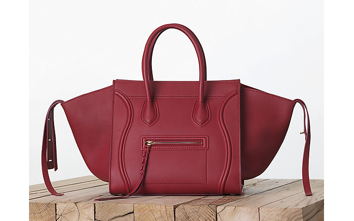 Celine-Luggage-Phantom-in-Supple-Calfskin-Red-2