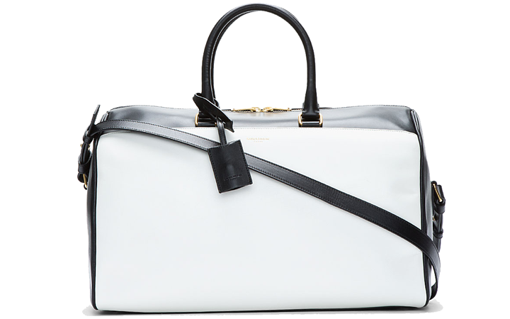 Saint-Laurent-Black-And-White-Leather-Bo-Duffle-Bag-05-07-2013-1