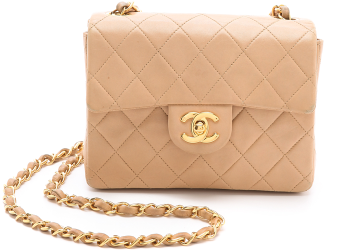 chanel-mini-classic-flap-bag-in-beige-1