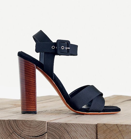 Celine-Easy-Sandal-in-Gros-Grain-Black-1