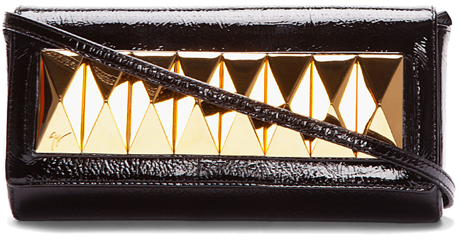 Guiseppe-zanotti-black-leather-studded-demon-clutch-1