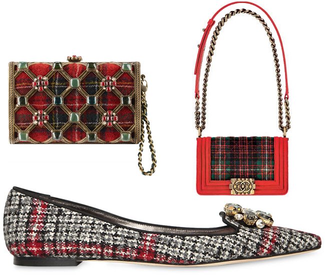 D&G-tartan-ballerina-flats