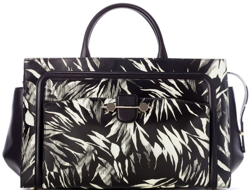 jason-wu-DAPHNE-2-TROPICAL-PRINT-EAST-WEST-TOTE-black-white