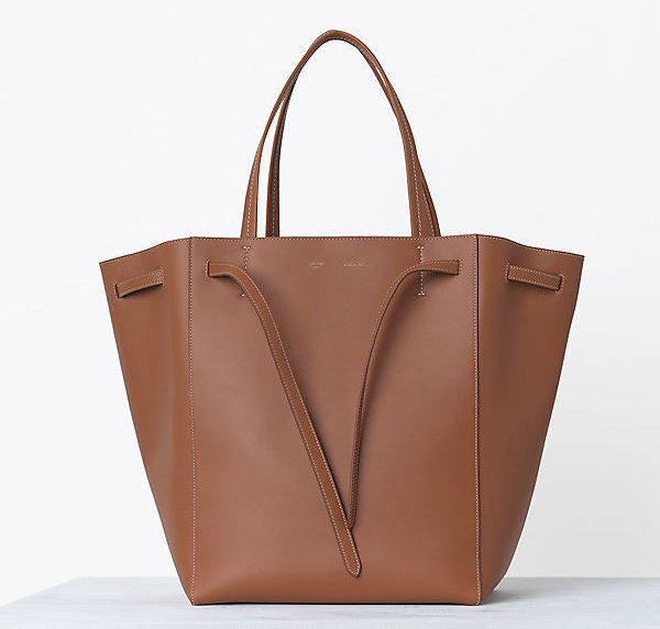 Celine-Cabas-Phantom-handbag-in-Natural-Calfskin-Tan