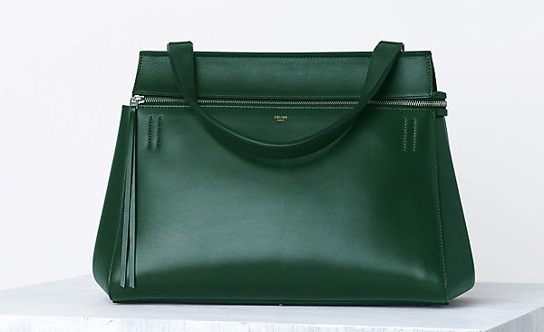 Celine-Edge-handbag-in-Palmelato-Calfskin-Forest