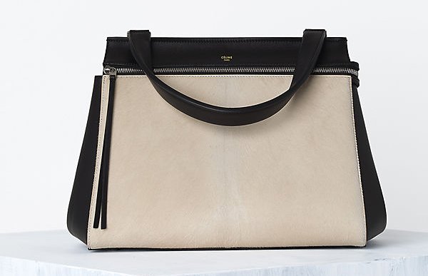 Celine-Edge-handbag-in-Pony-Calfskin-Cream