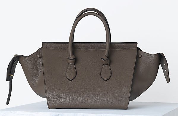 Celine-Tie-handbag-in-Crisped-Calfskin-Dark-Khaki