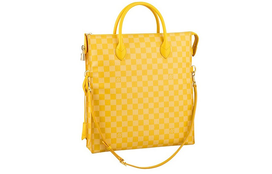 Louis Vuitton Yellow Damier Tote