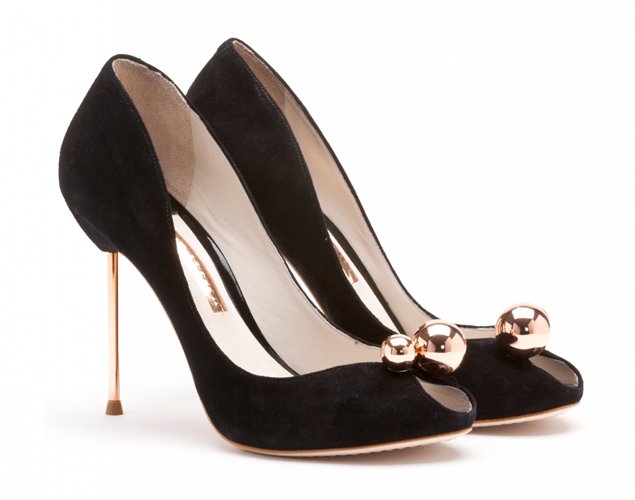 Sophia-Webster-Loren-Black-Suede-Peep-Toe-Pump