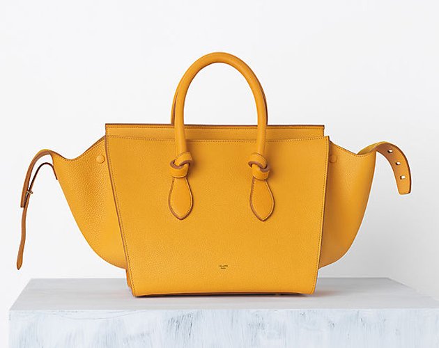 Celine-Tie-handbag-in-Crisped-Calfskin-Saffron