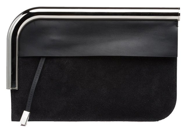 Proenza-Schouler-Curved-Chrome-Bar-Clutch