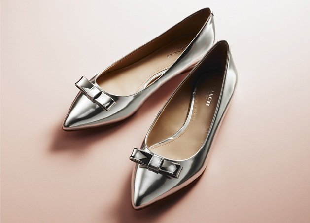 coach-silver-flats