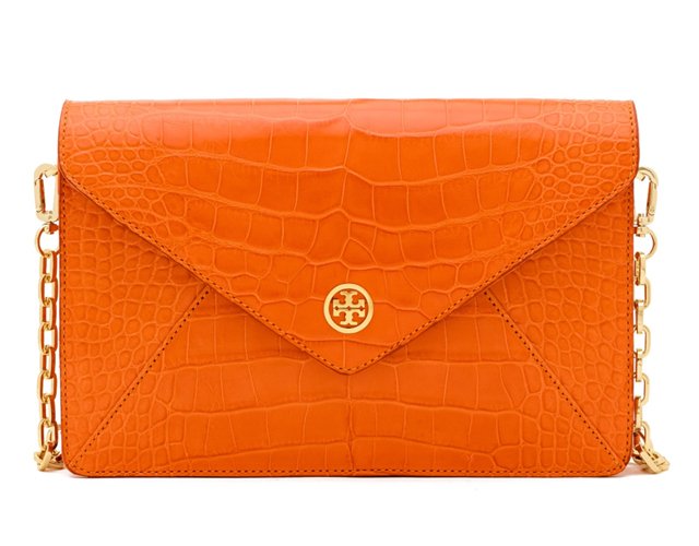 Tory Burch Robinson Double Zip Tote in Alligator Leather