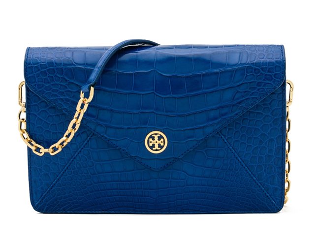 Tory Burch Robinson Double Zip Tote in Alligator Leather