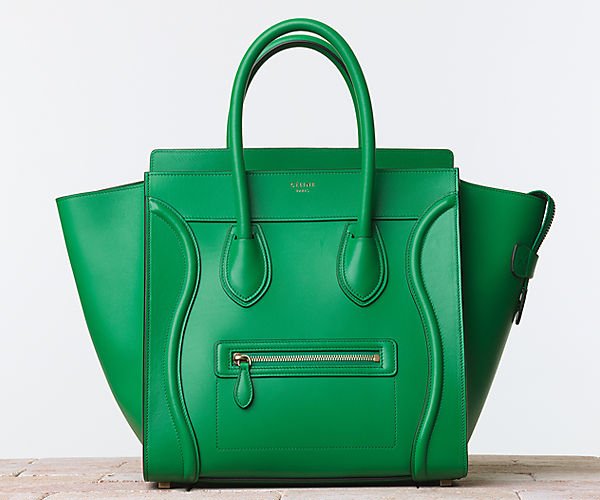 Celine-Luggage-Handbag-Palmelato-Grass