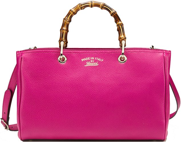 Gucci-Bamboo-Shopper-Tote-Fushia