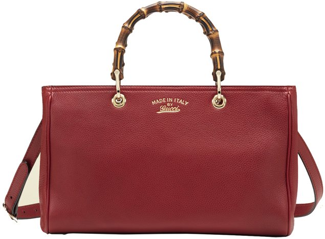 Gucci-Bamboo-Shopper-Tote-red