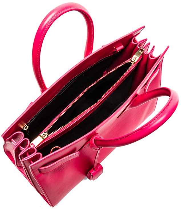 Saint-Laurent-Small-Sac-De-Jour-Carryall-Bag-Pink-interior