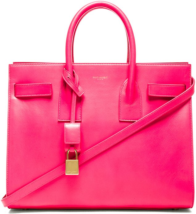 Saint-Laurent-Small-Sac-De-Jour-Carryall-Bag-Pink