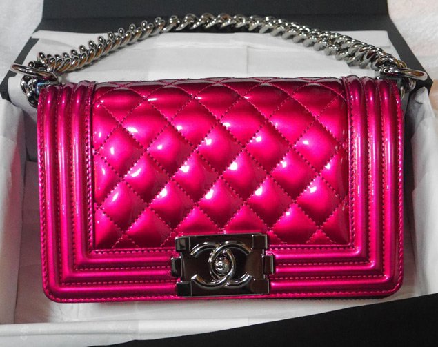 Chanel-Metallic-Boy-Bag-red