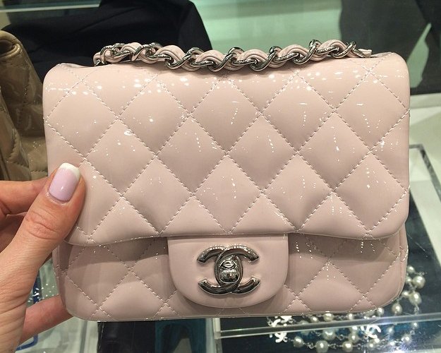 Chanel-Mini-Classic-Flap-Bag-White-Patent