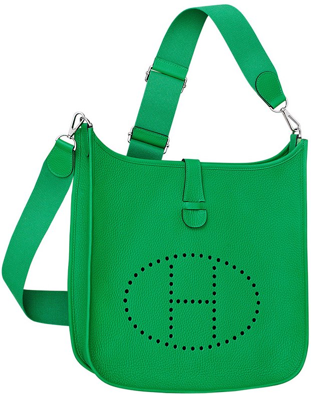 Hermes Evelyne 3 bamboo green