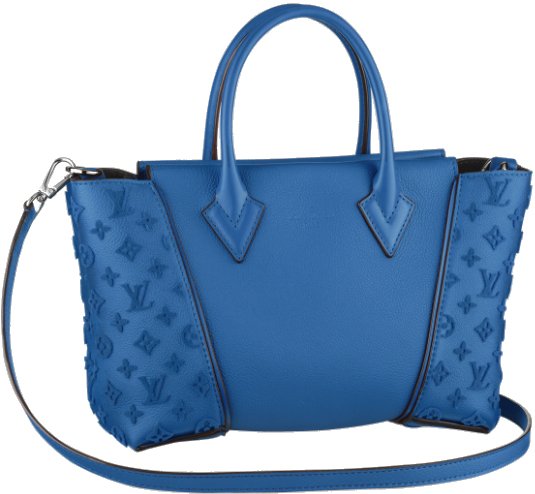 Louis-Vuitton-W BB-Tote-Blue