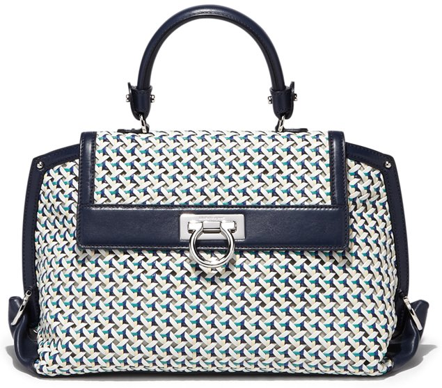 Salvatore-Ferragamo-Sofia-Bag-In-Woven-Motif-blue