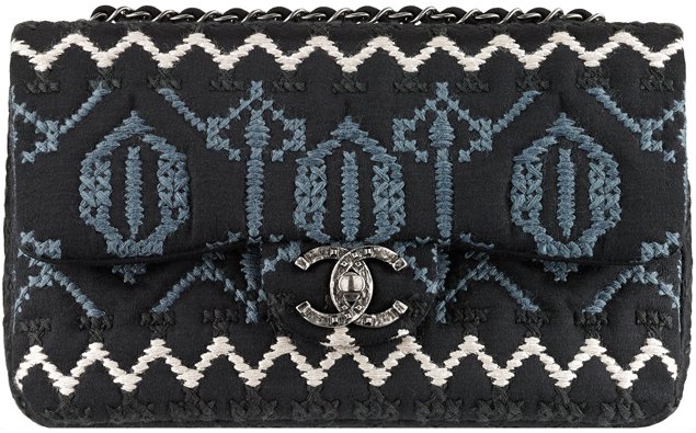 Chanel-Jersey-Flap-Bag-with-Embroideries