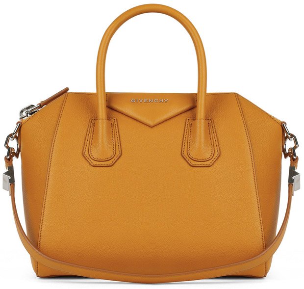 Givenchy-Small-mustard-grained-leather-Antigona-bag