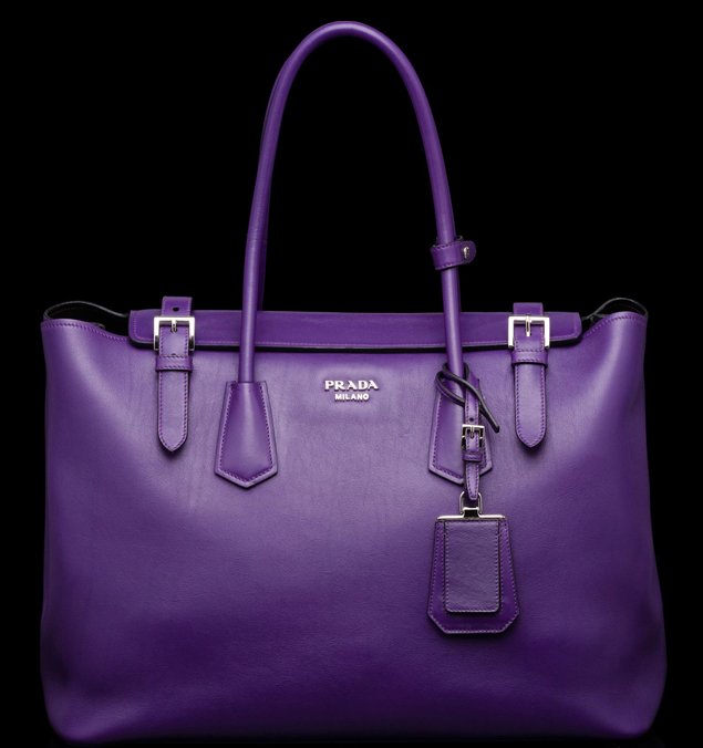 Prada-Buckle-Saffiano-Tote-purple