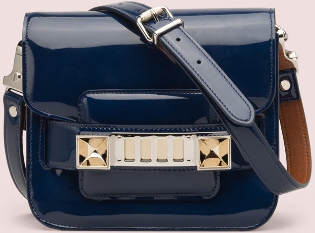 Proenza-Schouler-PS11-Tiny-Bag-Blue-Patent