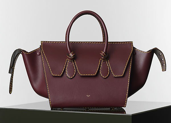 Celine-Burgundy-Spazzolato-Tie-Tote