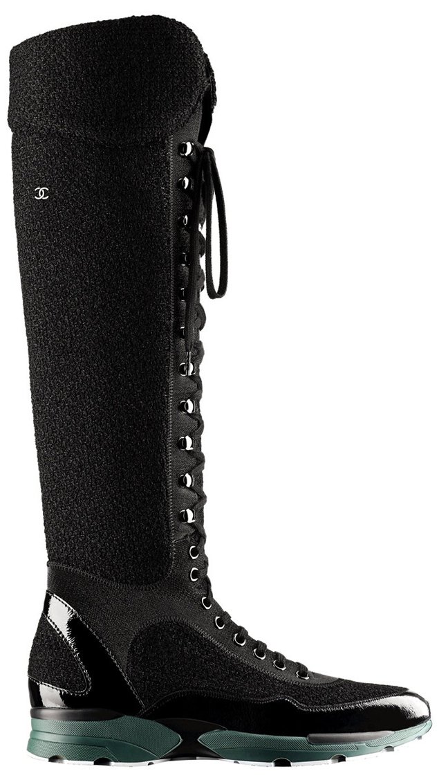 Karl-Lagerfeld-Sneakers-For-Chanel-Boots