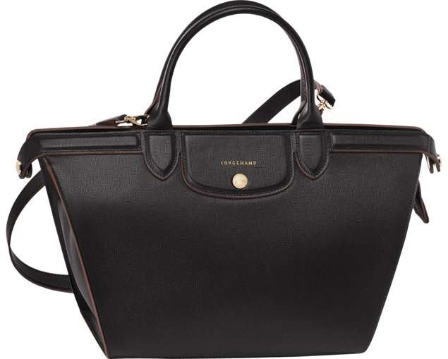 Longchamp-Le-Pliage-Heritage-Tote-Black