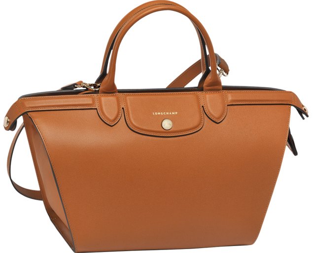 Longchamp-Le-Pliage-Heritage-Tote-Brown