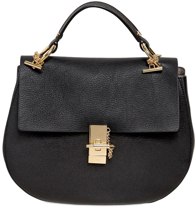 Chloe-Drew-Large-Shoulder-Bag-Black