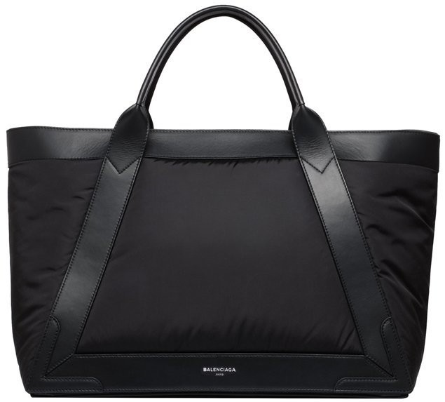 Balenciaga-Navy-Nylon-Cabas-M-Bag-2