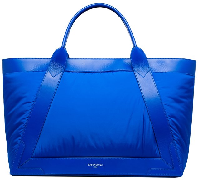 Balenciaga-Navy-Nylon-Cabas-M-Bag