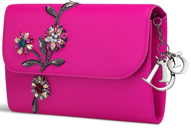 Dior-Evening-Pouch-Embroidered-Fuchsia-lambskin-2