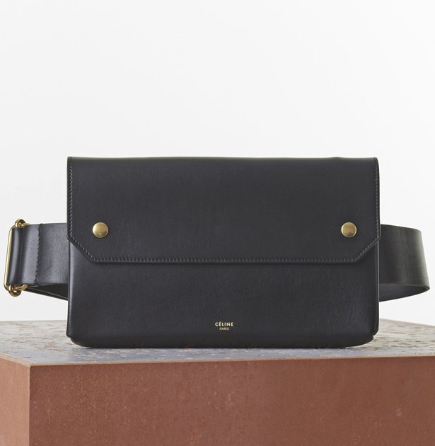 Celine-Bumbag-in-Black-Natural-Calfskin