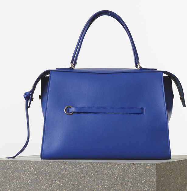 Celine-Medium-Ring-Handbag-in-Indigo-Soft-Grained-Calfskin